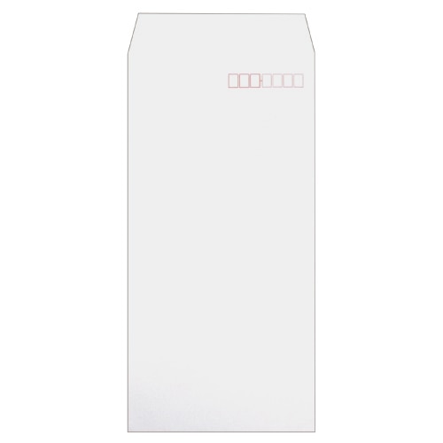ハート 透けない封筒 ケント 長3 80g/㎡ 〒枠あり XEP242 100枚/袋(ご注文単位1袋)【直送品】