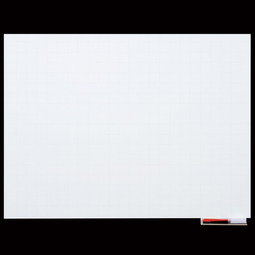マグエックス マグネットホワイトボードシート 暗線入 特大 1200×900mm MSHP-90120-M 1枚（ご注文単位1枚）【直送品】