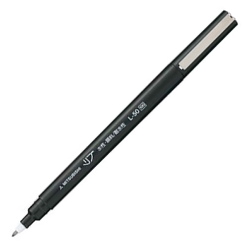 三菱鉛筆 水性サインペン リブ極細 0.5mm 黒 L50.24 1本(ご注文単位1本)【直送品】