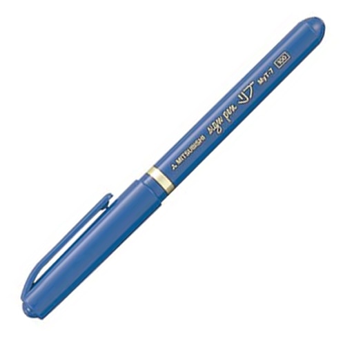 三菱鉛筆 水性サインペン リブ細字 0.7mm 青 MYT7.33 1本(ご注文単位1本)【直送品】