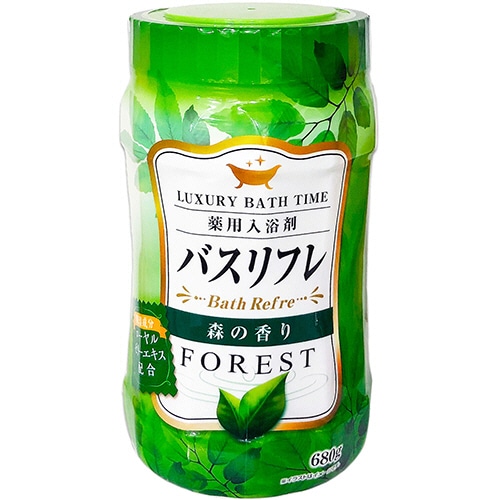 ライオンケミカル 薬用入浴剤バスリフレ 森の香り 本体 680g 1本(ご注文単位1本)【直送品】