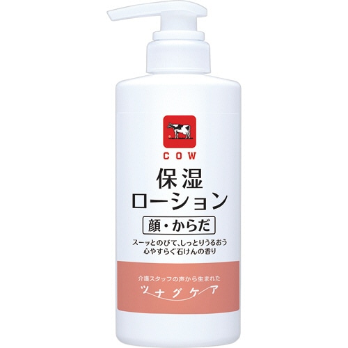 牛乳石鹸共進社 カウブランド ツナグケア 保湿ローション(顔・からだ用) 500ml 6本/袋(ご注文単位1袋)【直送品】