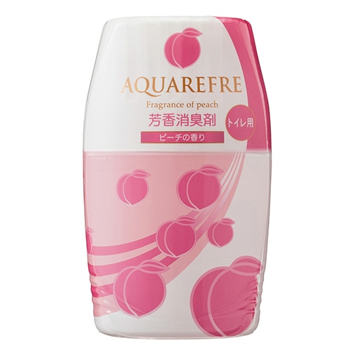 ライオンケミカル アクアリフレ 芳香消臭剤 トイレ用 ピーチの香り 400ml 1個（ご注文単位1個）【直送品】