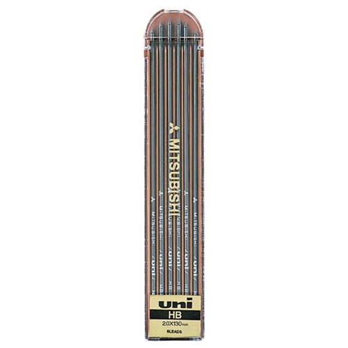 三菱鉛筆　ユニホルダー替芯　2.0mm　B　ULNB　1個（6本）（ご注文単位1個）【直送品】