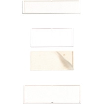 ライオン事務器 ネームプレート 裏面粘着剤付 40×120mm ID-30 1パック(2枚)(ご注文単位1パック)【直送品】