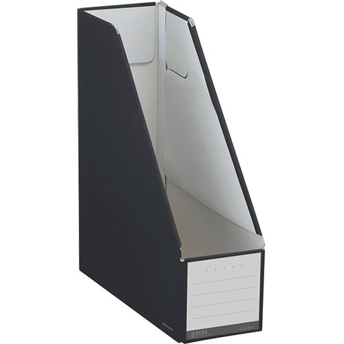 コクヨ ファイルボックス(NEOS) スタンドタイプ A4タテ 背幅102mm ブラック フ-NEL450D 1冊(ご注文単位1冊)【直送品】
