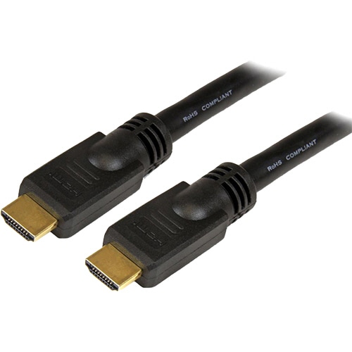 StarTech.com ハイスピードHDMIケーブル HDMIオス-HDMIオス Ultra HD 4kx2k解像度対応 ブラック 15m HDMM15M 1本(ご注文単位1本)【直送品】