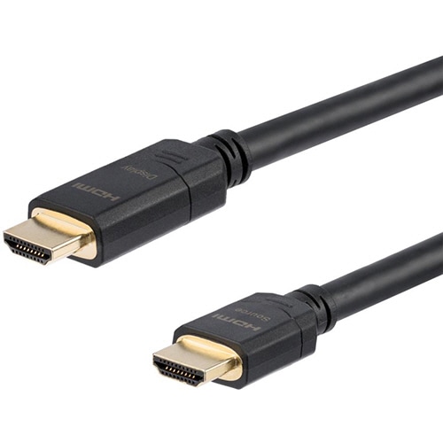 StarTech.com ハイスピードHDMIアクティブケーブル(信号増幅回路内蔵) オス/オス Ultra HD 4K2K対応 ブラック 30m HDMM30MA 1本(ご注文単位1本)【直送品】