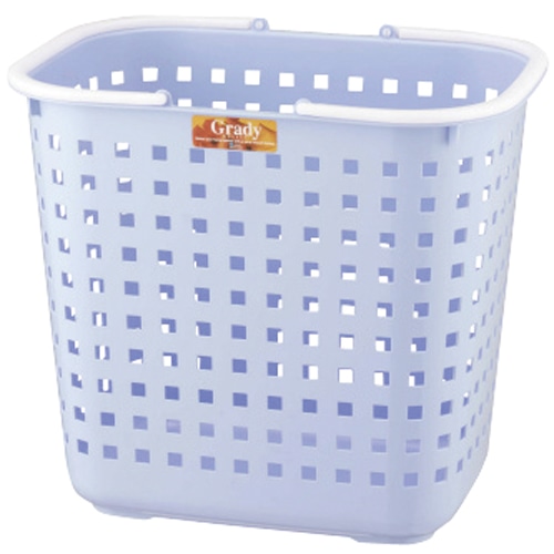 アスベル グレディバスケット L クリアブルー 1個(ご注文単位1個)【直送品】