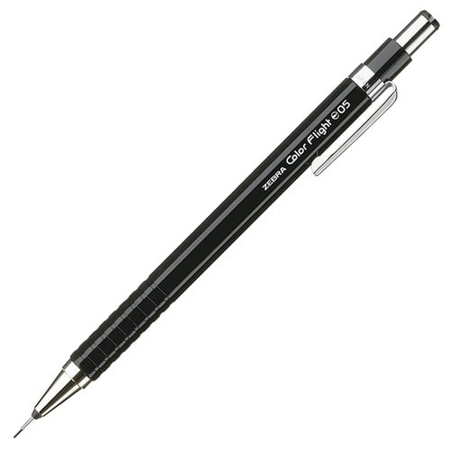 ゼブラ　シャープペンシル　カラーフライト　0.5mm　（軸色　ブラック）　MA53-BK　1本（ご注文単位1本）【直送品】