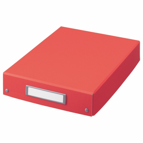 ライオン事務器 デスクトレー A4 レッド DT-13C 1個(ご注文単位1個)【直送品】
