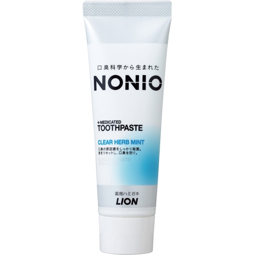 ライオン　NONIO　ハミガキ　クリアハーブミント　130g　1本（ご注文単位1本）【直送品】