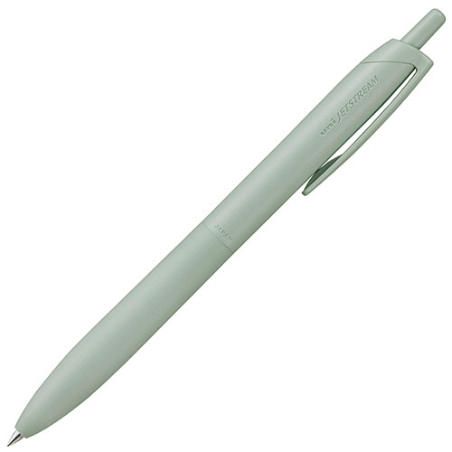 三菱鉛筆　油性ボールペン　ジェットストリーム　シングル　（Lite　touch　ink搭載）　0.5mm　黒　（軸色：セージ）　SXNLS05.52　1本（ご注文単位1本）【直送品】
