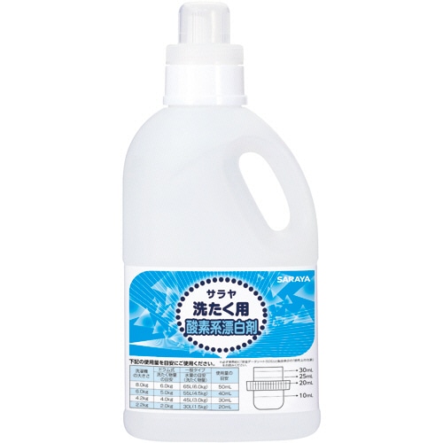 サラヤ 洗たく用酸素系漂白剤 詰替え用空ボトル 850ml 1本(ご注文単位1本)【直送品】