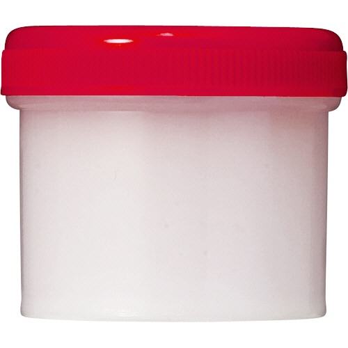 シンリョウ SK軟膏容器 B型 36ml 赤 1セット(100個)(ご注文単位1セット)【直送品】
