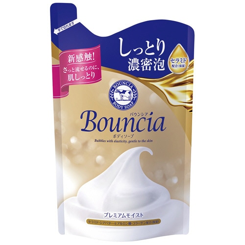 牛乳石鹸共進社 バウンシア ボディソープ プレミアムモイスト 詰替用 340ml 1個(ご注文単位1個)【直送品】