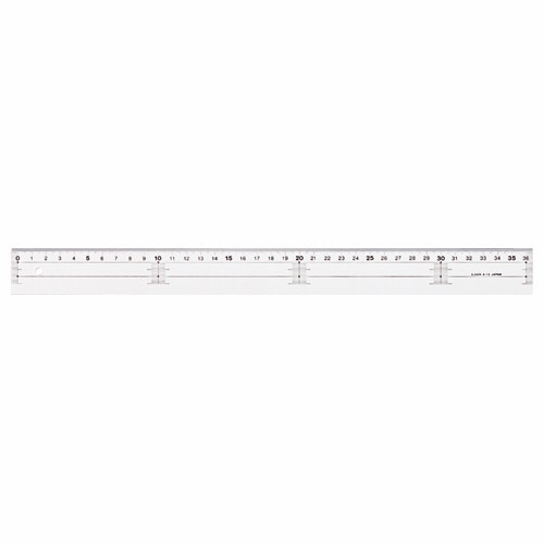 ライオン事務器　アクリル直線定規　30cm　A-10　1セット（10本）（ご注文単位1セット）【直送品】