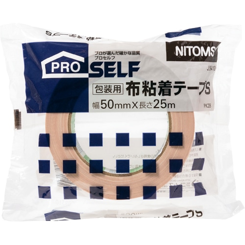 ニトムズ　布粘着テープS　PK-28　50mm×25m　J5410　1セット（30巻）（ご注文単位1セット）【直送品】