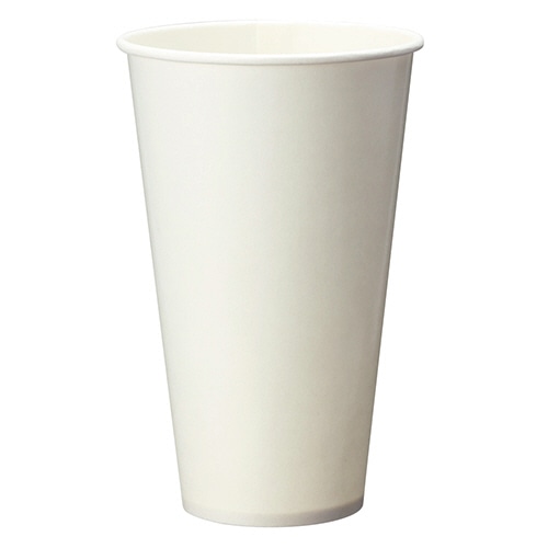 TANOSEE 両面ラミネート加工ペーパーカップ 420mL(14オンス) 1セット(1400個:50個×28パック)(ご注文単位1セット)【直送品】