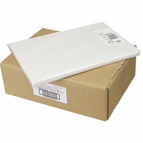 TANOSEE 各種プリンタ対応ラベル スタンダードタイプ A4 12面 86.4×42.3mm 四辺余白付 1セット(500シート:100シート×5冊)(ご注文単位1セット)【直送品】