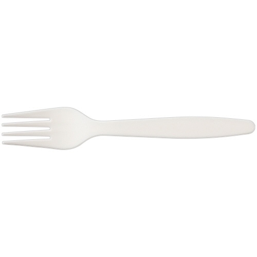 SWAN 惣菜用フォーク バイオ入り 16cm 単袋 100本/パック(ご注文単位1パック)【直送品】