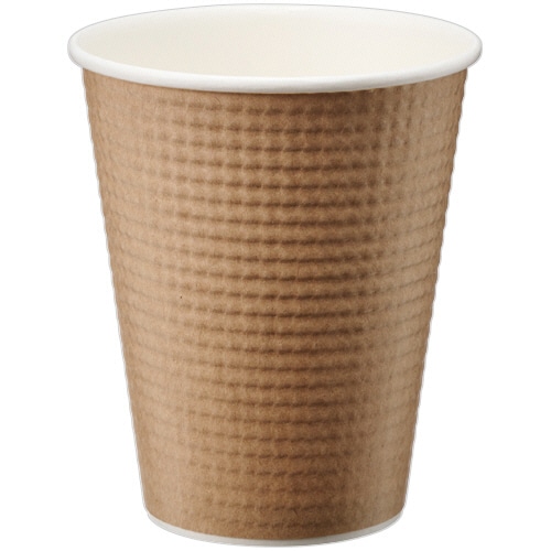 サンナップ エンボスカップ 260mL(9オンス) 未晒し C2640EMFS 1セット(1000個:40個×25パック)/セット（ご注文単位1セット）【直送品】