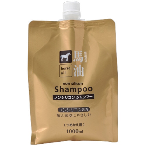 ティケイコーポレーション 馬油 シャンプー つめかえ用 1000mL 1個(ご注文単位1個)【直送品】