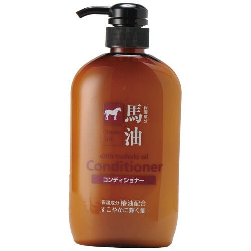 ティケイコーポレーション 馬油 コンディショナー 本体 600mL 1本(ご注文単位1本)【直送品】