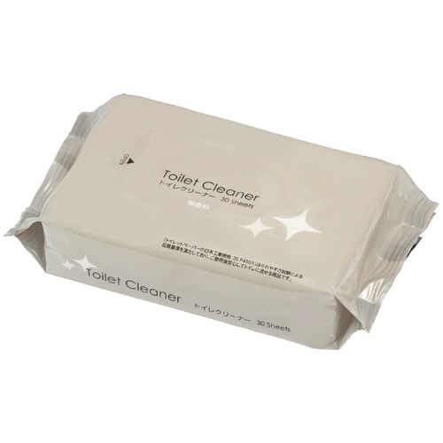 TANOSEE トイレクリーナー 重曹&セスキ 無香料 1パック(30枚)/個(ご注文単位1個)【直送品】
