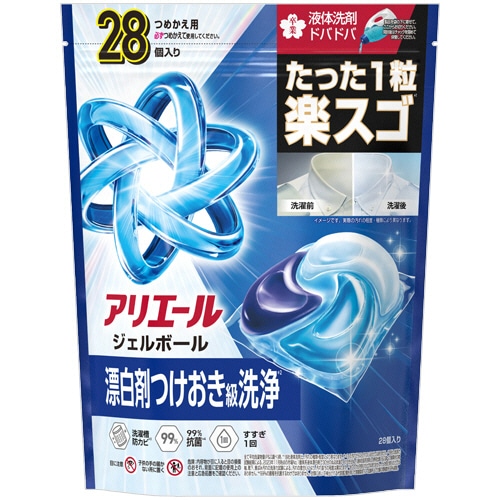 P&G アリエール ジェルボールプロ つめかえ用 ハイパージャンボ 1パック(28個)/個(ご注文単位1個)【直送品】