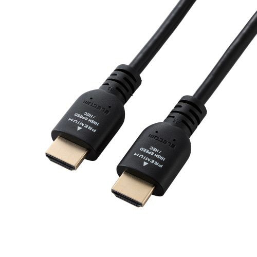 エレコム PREMIUM HIGH SPEED HDMIケーブル ブラック 1.5m DH-HDPS14E15BK2 1本(ご注文単位1本)【直送品】