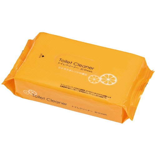 TANOSEE トイレクリーナー 重曹&セスキ シトラスオレンジの香り 1セット(1200枚:30枚×40パック)/セット(ご注文単位1セット)【直送品】