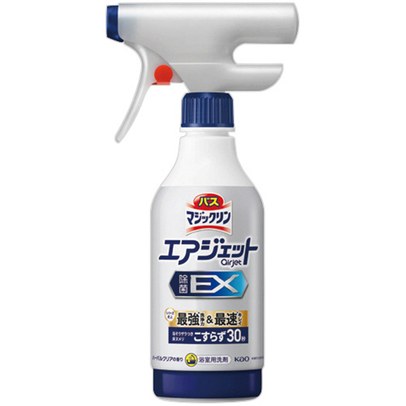 花王 バスマジックリン エアジェット 除菌EX ハーバルクリアの香り 本体 390mL 1本（ご注文単位1本）【直送品】