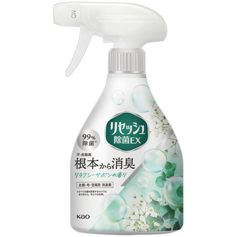 花王 リセッシュ 除菌EX リラクシーサボンの香り 本体 370mL 1本(ご注文単位1本)【直送品】