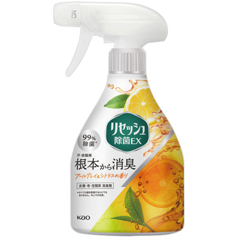 花王 リセッシュ 除菌EX アールグレイ&シトラスの香り 本体 370mL 1本(ご注文単位1本)【直送品】