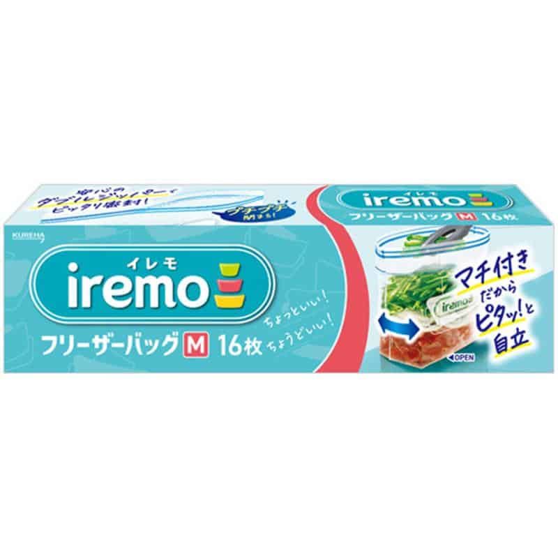 クレハ イレモ フリーザーバッグ M 1パック(16枚) （ご注文単位1パック）【直送品】