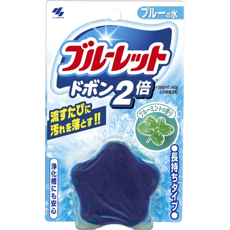 小林製薬 ブルーレットドボン2倍 ブルーミント120G 1個(ご注文単位1個)【直送品】