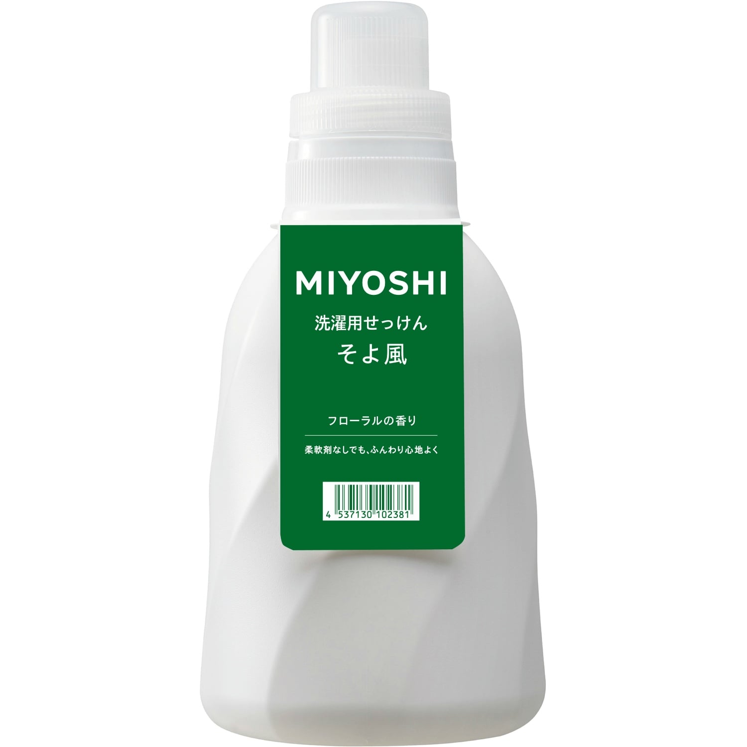 ミヨシ石鹸　そよ風液体せっけんボトル　1100ML 1個（ご注文単位1個）【直送品】