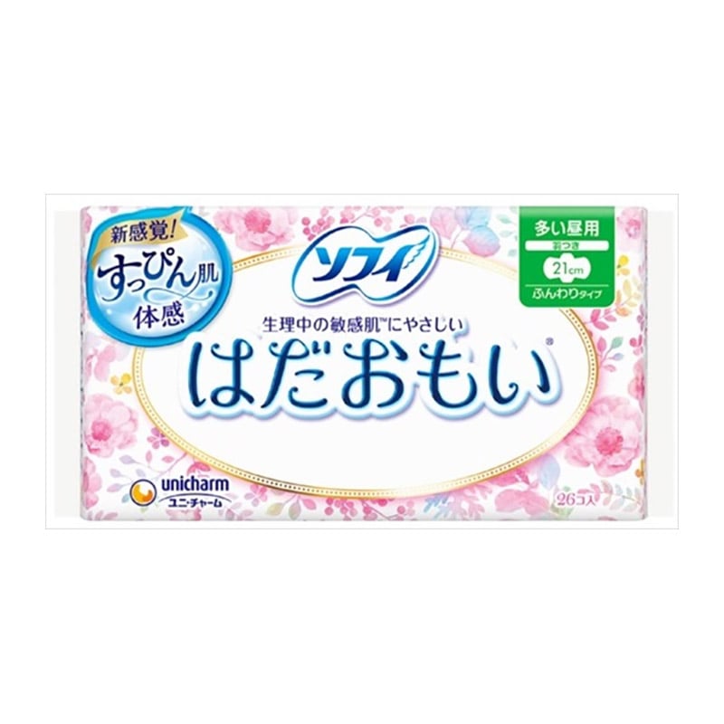ユニ・チャーム ソフィはだおもい ふつうの日用 羽つき 26枚入 1個(ご注文単位1個)【直送品】
