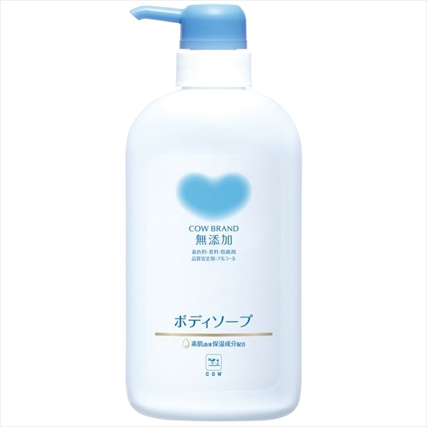 牛乳石鹸共進社 カウブランド 無添加ボディソープ ポンプ付 500ML 1個(ご注文単位1個)【直送品】