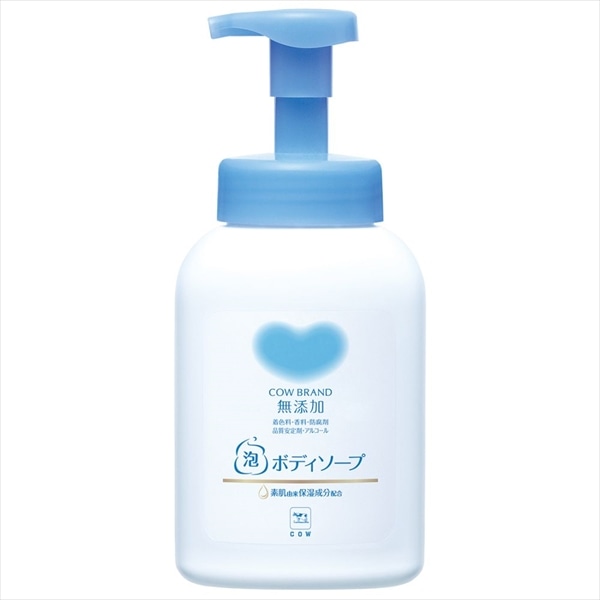 牛乳石鹸共進社 カウブランド 無添加泡のボディソープ ポンプ付 500ML 1個(ご注文単位1個)【直送品】