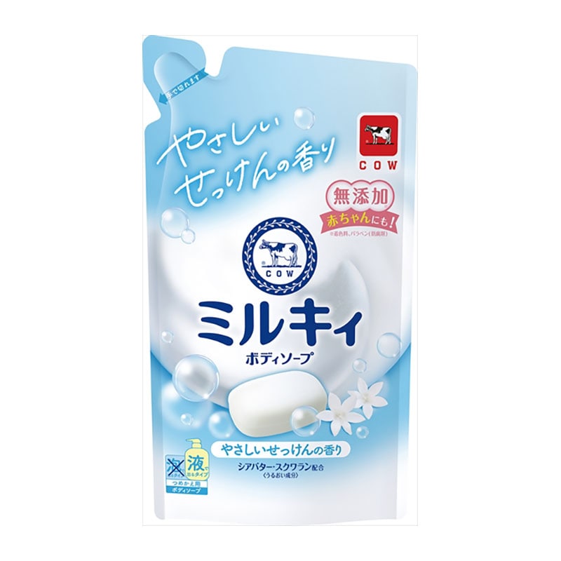 牛乳石鹸共進社 ミルキィ ボディソープ せっけんの香り 詰替 360ML 1個(ご注文単位1個)【直送品】
