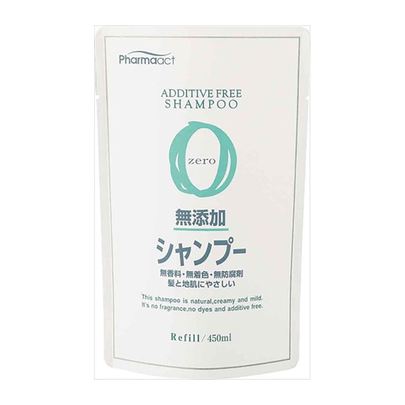 熊野油脂 ファーマアクト 無添加シャンプー 詰替 450ML 1個(ご注文単位1個)【直送品】