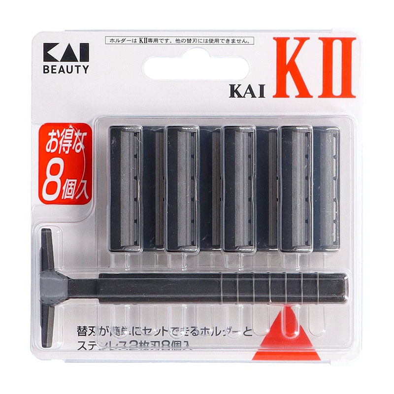 貝印 K2-8B KAI-K2 替刃8コ付 1束(ご注文単位1束)【直送品】