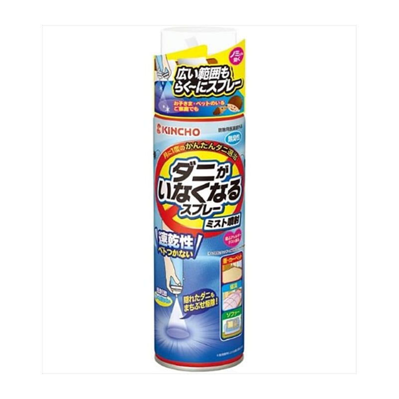 大日本除虫菊 ダニがいなくなるスプレー ミスト噴射 200ml 無臭性 1個(ご注文単位1個)【直送品】