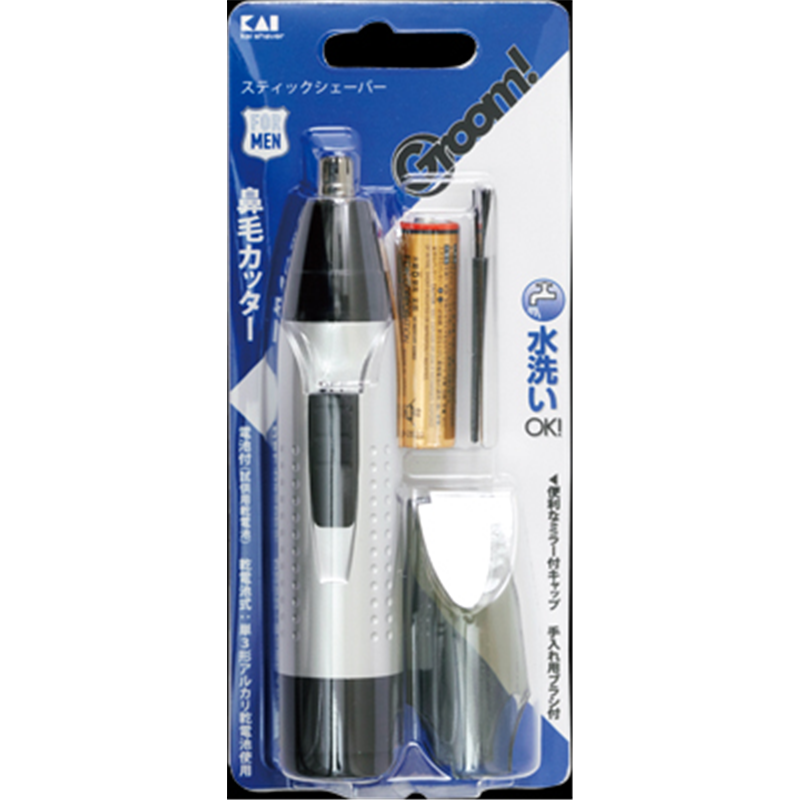 貝印 HC3040 Groom! スティックシェーバー 1個(ご注文単位12個)【直送品】