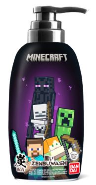 バンダイ 黒いZENBUWASH MINECRAFT 250mL/パック(ご注文単位1パック)【直送品】