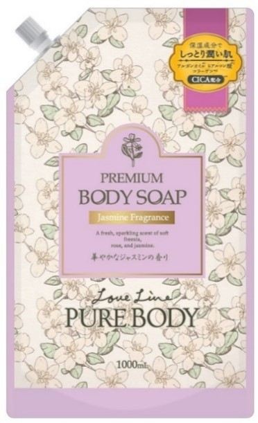 ミツエイ ラブライン ピュアボディジャスミンの香り 詰替 1000mL/パック（ご注文単位1パック）【直送品】
