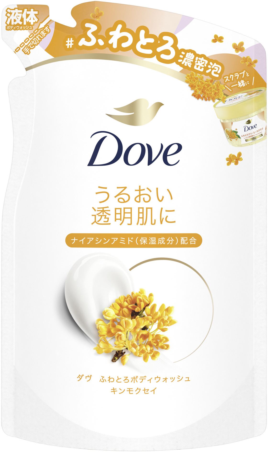 ユニリーバ・ジャパン ダヴ ふわとろボディウォッシュ キンモクセイ つめかえ用 340G/パック（ご注文単位1パック）【直送品】