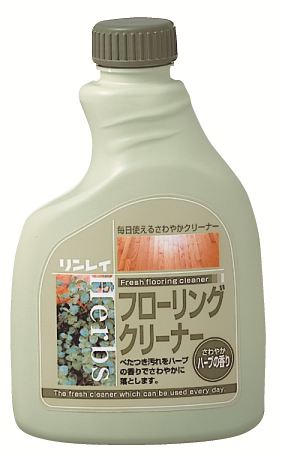 リンレイ フローリングクリーナー ハーブの香り 付替 400mL/パック(ご注文単位1パック)【直送品】